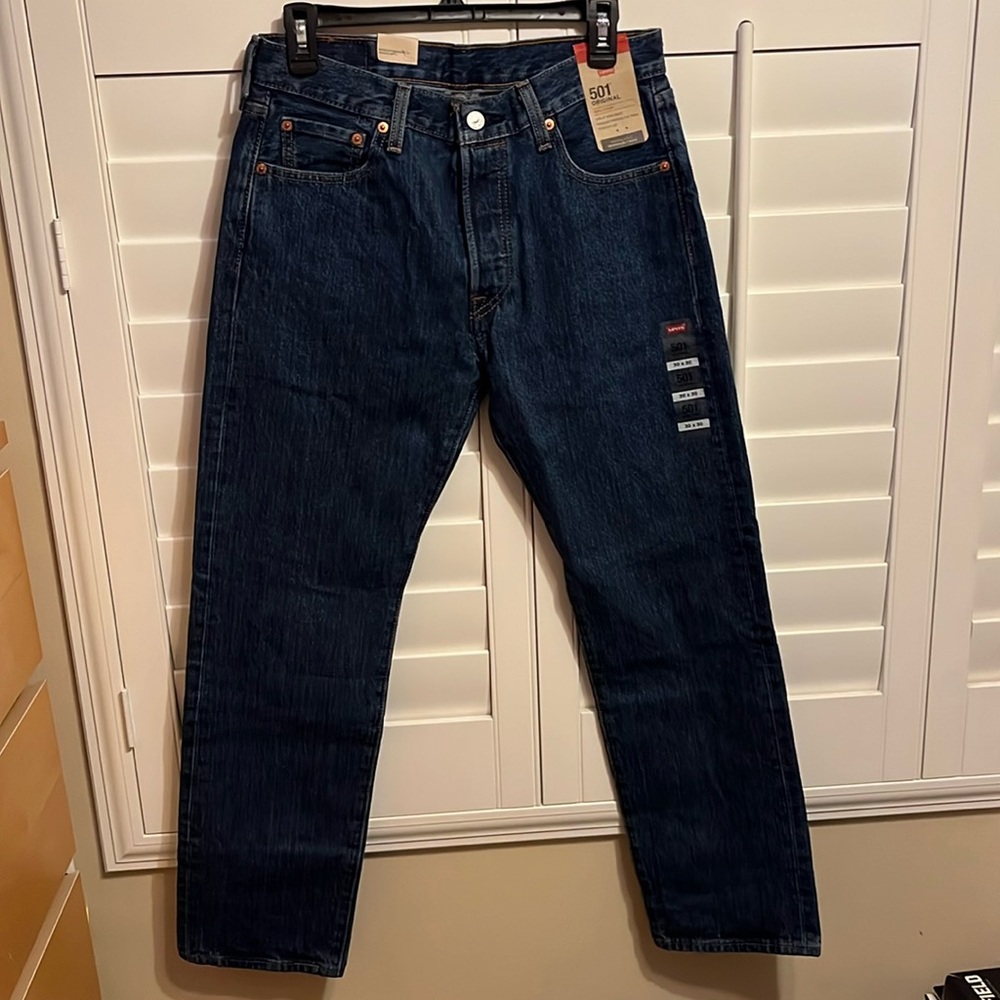 Brand New Slim Levi Dark Blue Jeans